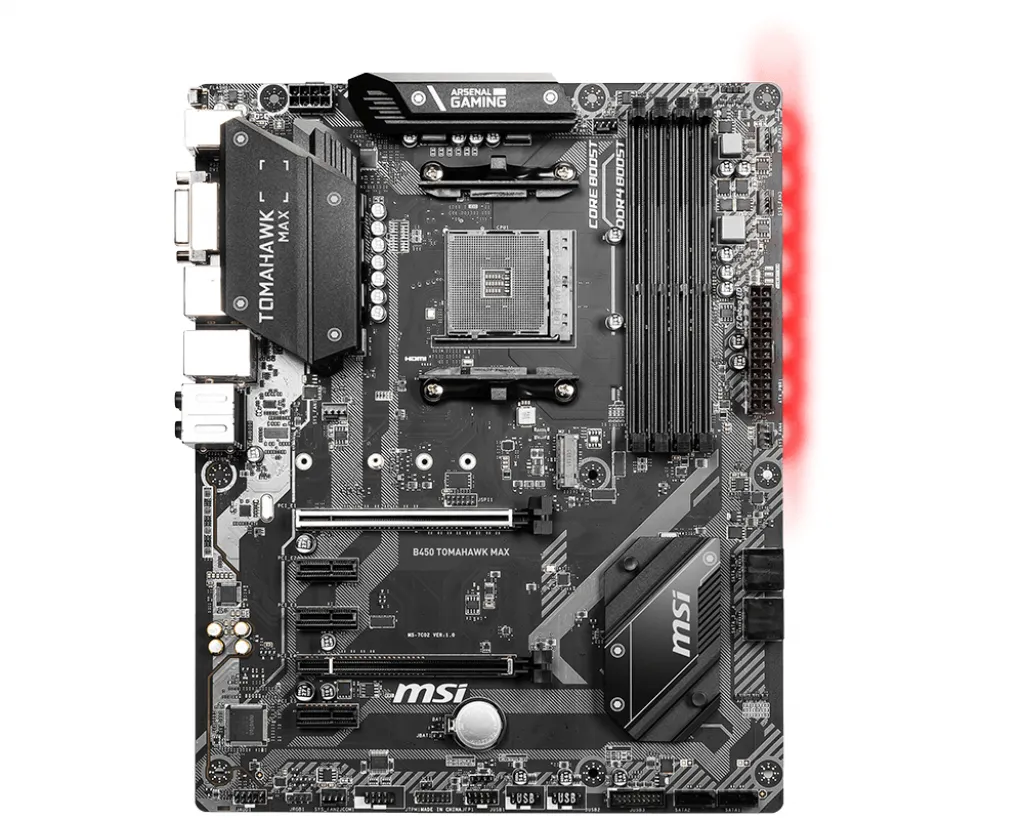 MSI B450 Tomahawk Max ATX - motherboard - Multitronic